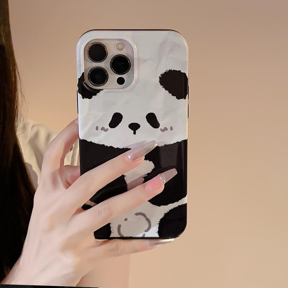 

Creative Panda Phone Case for iPhone 13 iPhone 15 iPhone 16 Pro Max iphone 16 Pro Max