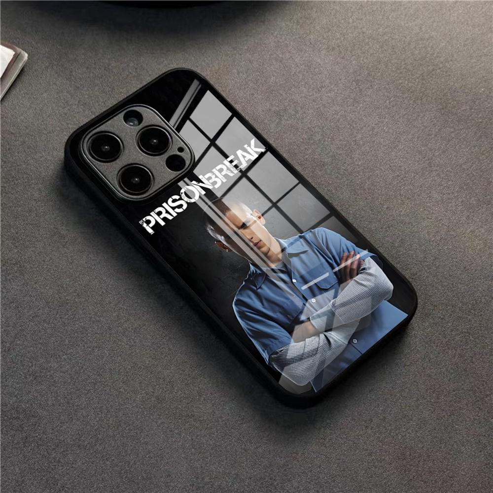 Prison Break TV Series Phone Case For 17 Pro Max IPhone 16 Pro 14 12 11 13 Mini X XR XS 15 Plus SE Glass Cover