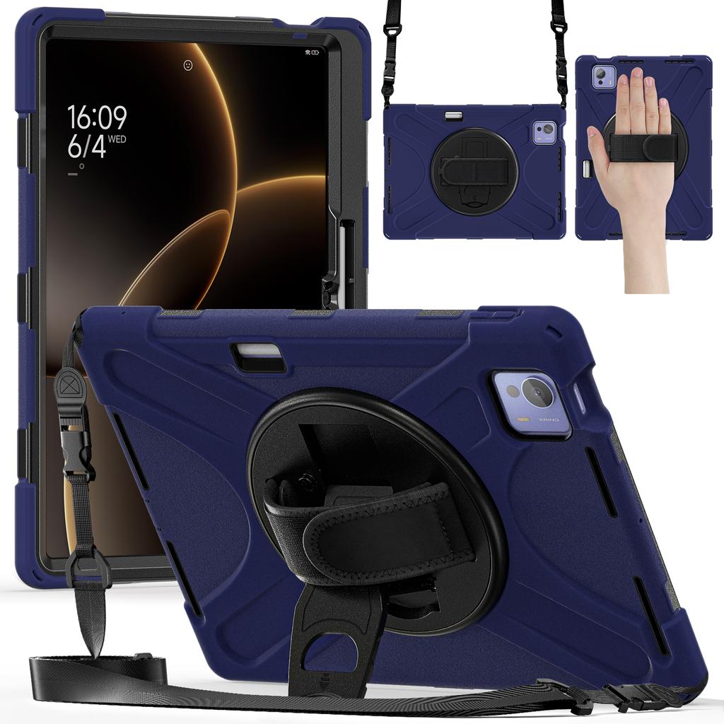 For Xiaomi Pad 7 Ultra Kickstand Case TPU PC Silicone Tablet Cover with Shoulder Strap