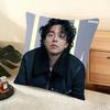 G-Gong Yoo Cushion Cover Soft Short Plush Pillow Cover Smooth Cozy Texture Aesthetic Cushion Case Home Decor