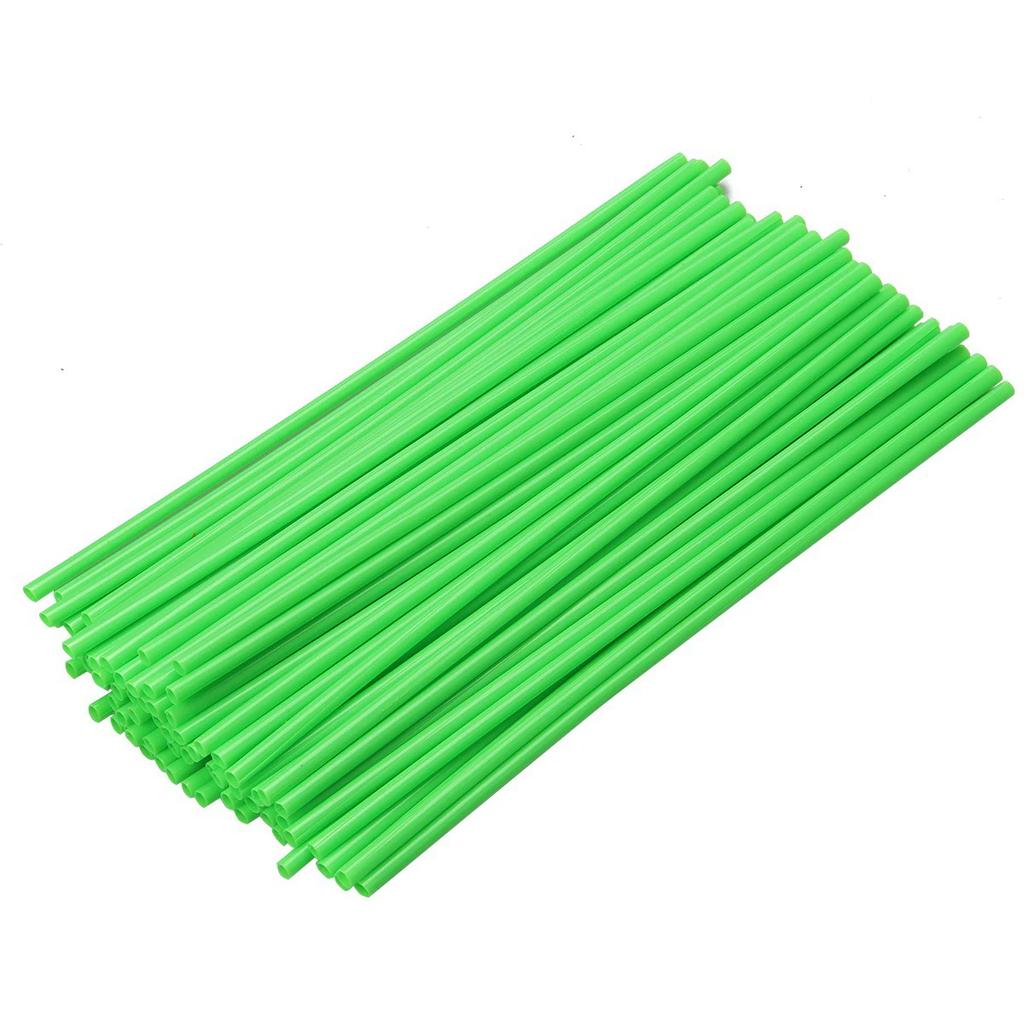 72pcs Bicycle Wheel Spoked Protector Wraps 24cm Wheel Rim Spoke Wrap Kit for Motorcycle Bike Color Rims Skin Trim Covers Pipe