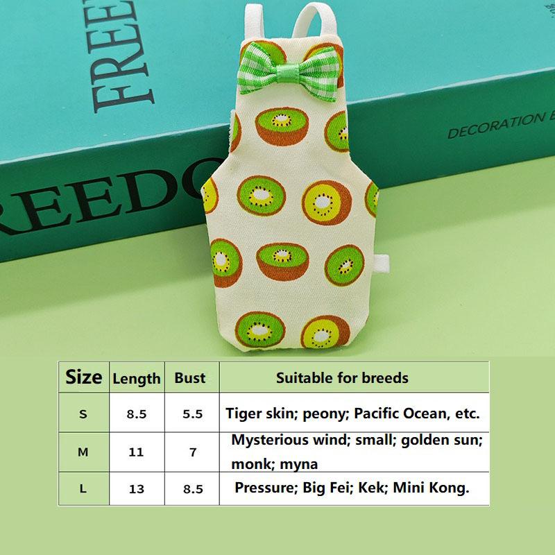 Plenka pro holuby Plenky pro ptáky Látkové Oblečení pro papoušky NXLYP02