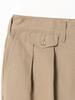 Beams Plus Men's Khaki Twill Two-Pleat Trousers, Size L, 38230130874