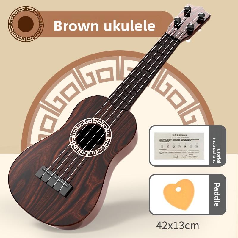 Ukulele Kids Guitar Toys Girls Boys Beginners Mini Guitar Instruments Playing Music Simulation