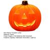 Halloween Pumpkin Lamp Spooky Light Up Pumpkin Figurine Glowing Decorative Pumpkin with LED Light for Haunted House Halloween Home Garden Decor