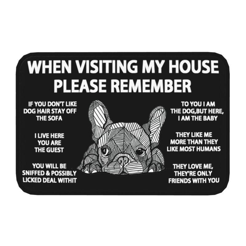 

Staffordshire Bull Terrier Dog Lover Pattern Carpet Mat Rug Non-Slip Area Pet Home Decoration for Entryway Living Room Bedroom 40cm x 60cm
