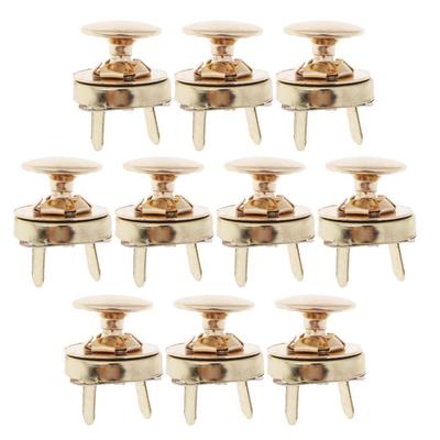 10 set de butoane de fixare magnetice metalice pentru poșeta de mână bijuterii 14 mm auriu
