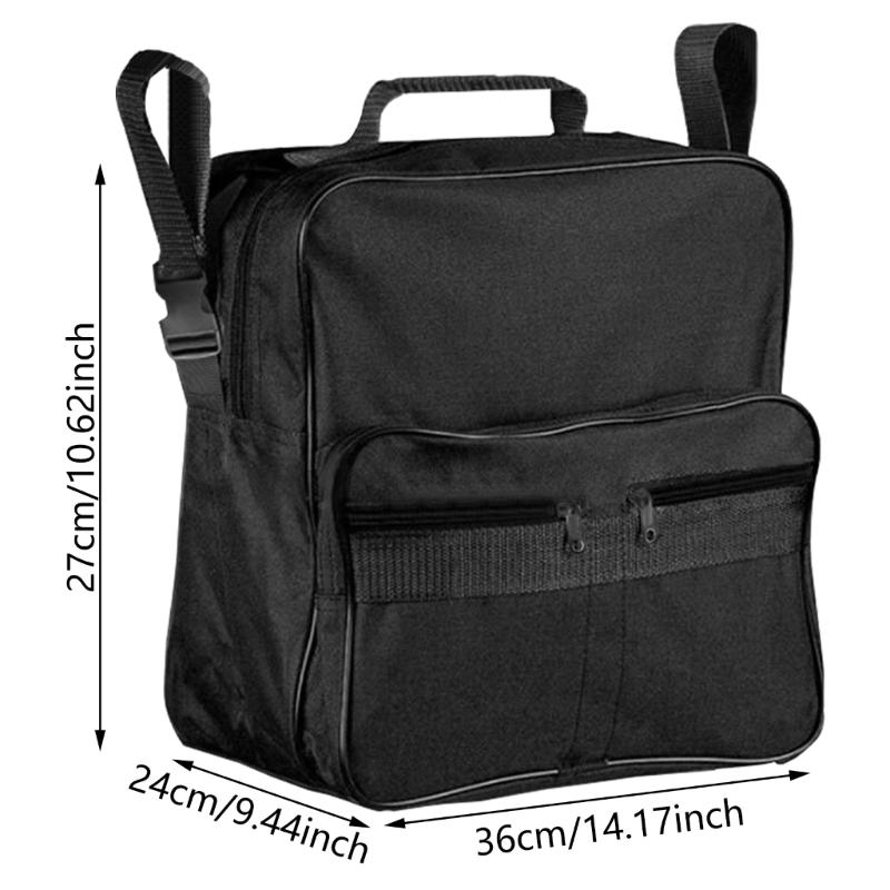 Convenient Wheelchair Side Pouch Outdoor Wheelchair Storage Companion Large Capacity Waterproof Hanging Organizers
