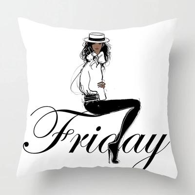 Nordic Fashion Ladies Pillowcase Decoration Home Decoration Living Room Sofa Cushion Cover Bed Decoration Pillowcase