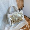 2025 New Internet Celebrity Sequins Fashion Contrasting Handbag Women's Shoulder Messenger Bag Temperament Foreign Style Women's Bag