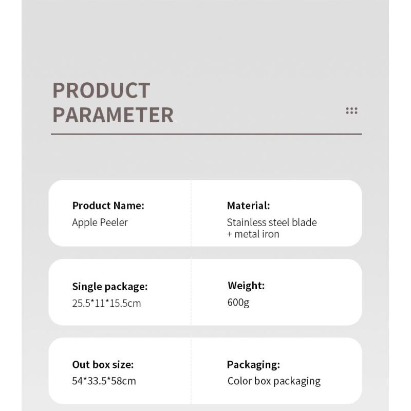 Multifunkční škrabka na ovoce Škrabka na jablko Kráječ ovoce