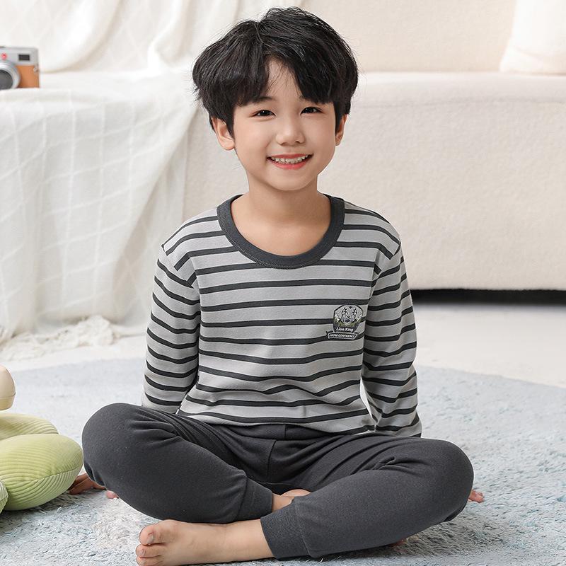 Children's Pure Cotton Underwear and Pajama Set for Girls and Boys – Autumn/Winter Collection