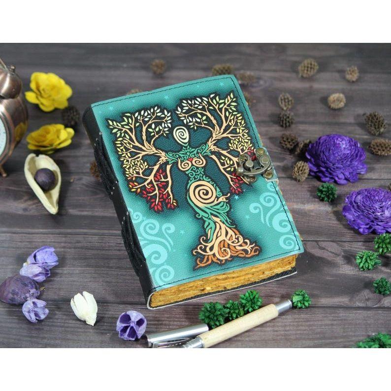 Mother Moth Leather Journal: Book of Shadows, Grimoire