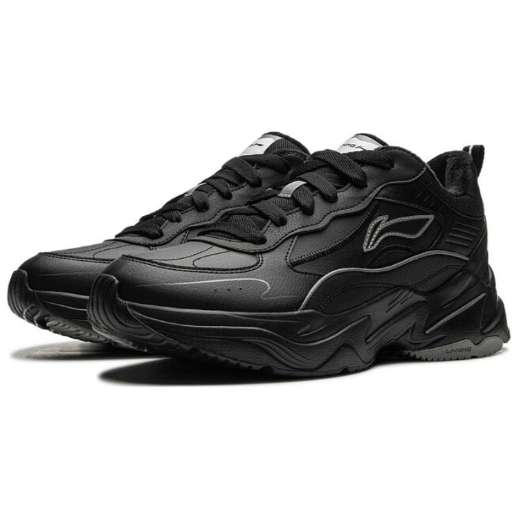 Li Ning LN DEFENDER Fleece Lined Thermal Fashion Versatile Soft, Lightweight Slip Resistant Rebound Cushioning Low top AGLV281-1