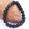 Volcanic Stone Bracelet for Men Lava Wooden Beads Bracelet Tibetan Buddha Wrist Chain Women Men Zircon Gift New Bracelets