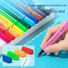 Deli Triangular Washable Watercolor Pencils & Crayons Set for Kids