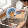 Quick Draining Magnetic Sink Colander Food Waste Disposal Strainer  Food Waste Collection