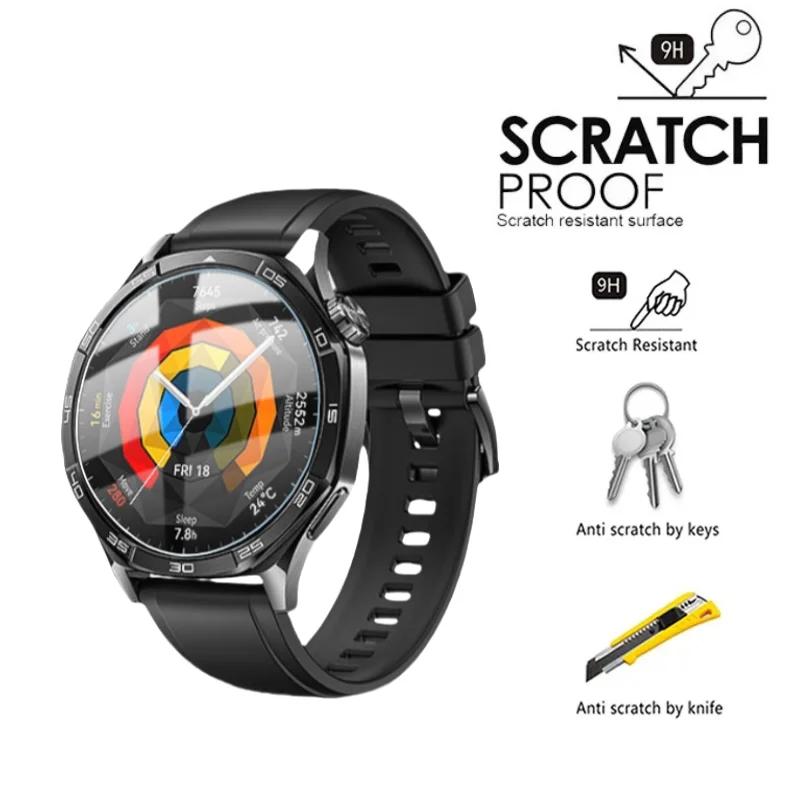 1-5PCS Protective Glass For HUAWEI Watch GT5 46MM 41MM GT5 Pro Screen Protector Anti Scratch HD Tempered Glass for huawei Watch