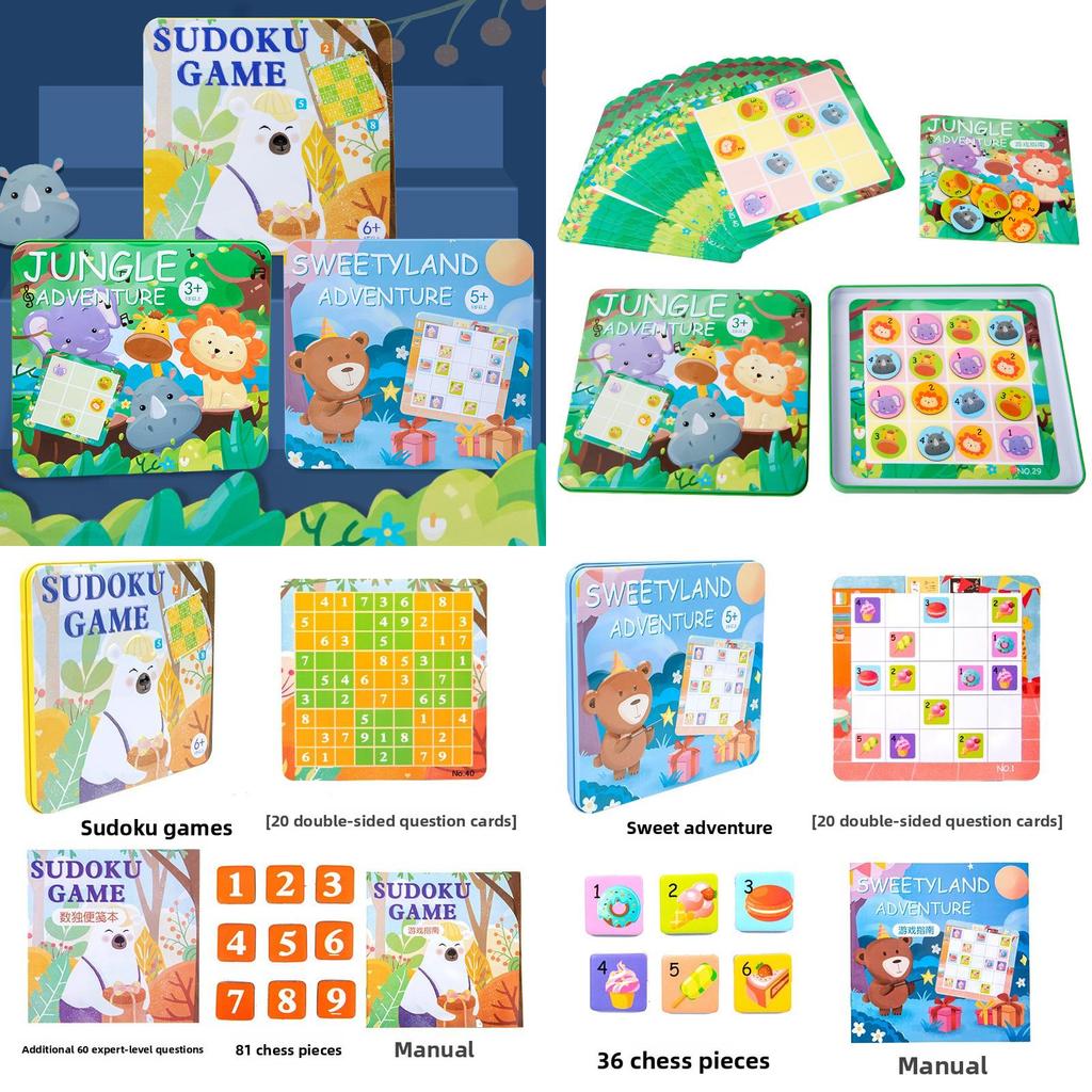 Childrens Wooden Magnetic Sudoku Puzzle Toy For Logic And Brain Training