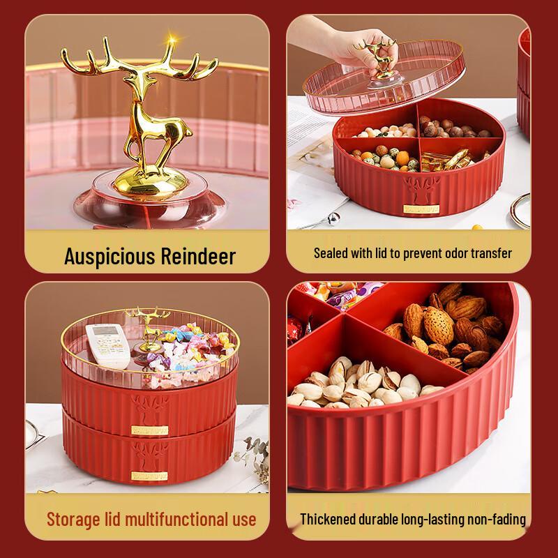 ZISIZ Mehrschichtige rotierende Obstplatte