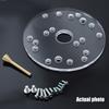 Durable Transparent Router Base Plate With 1.18inch Precisely Drilled Hole For Enhances Woodworking Accuracy Tool
