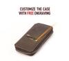 CONTACTS FAMILY Two-Piece Top Grain Cowhide Watch Pouch - Handmade Storage for Couple's Wristwatches
