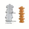 Candle Silicone Mold 1pc Christmas Theme 3-in-One Gingerbread for Man Candle Silicone Mold, Suitable for Candles Soap Resin