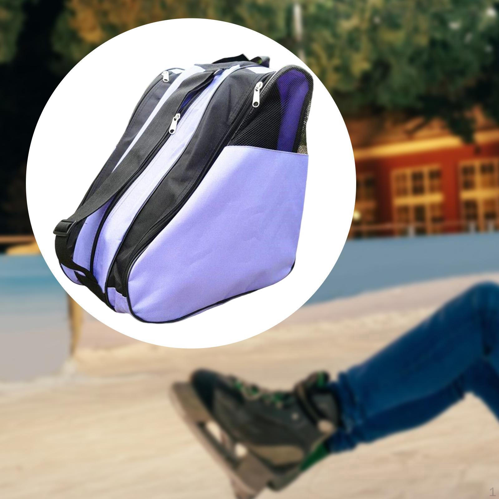 

Сумка для роликовых коньков, сумка для переноски, легкие аксессуары, портативное хранилище для коньков фиолетовый