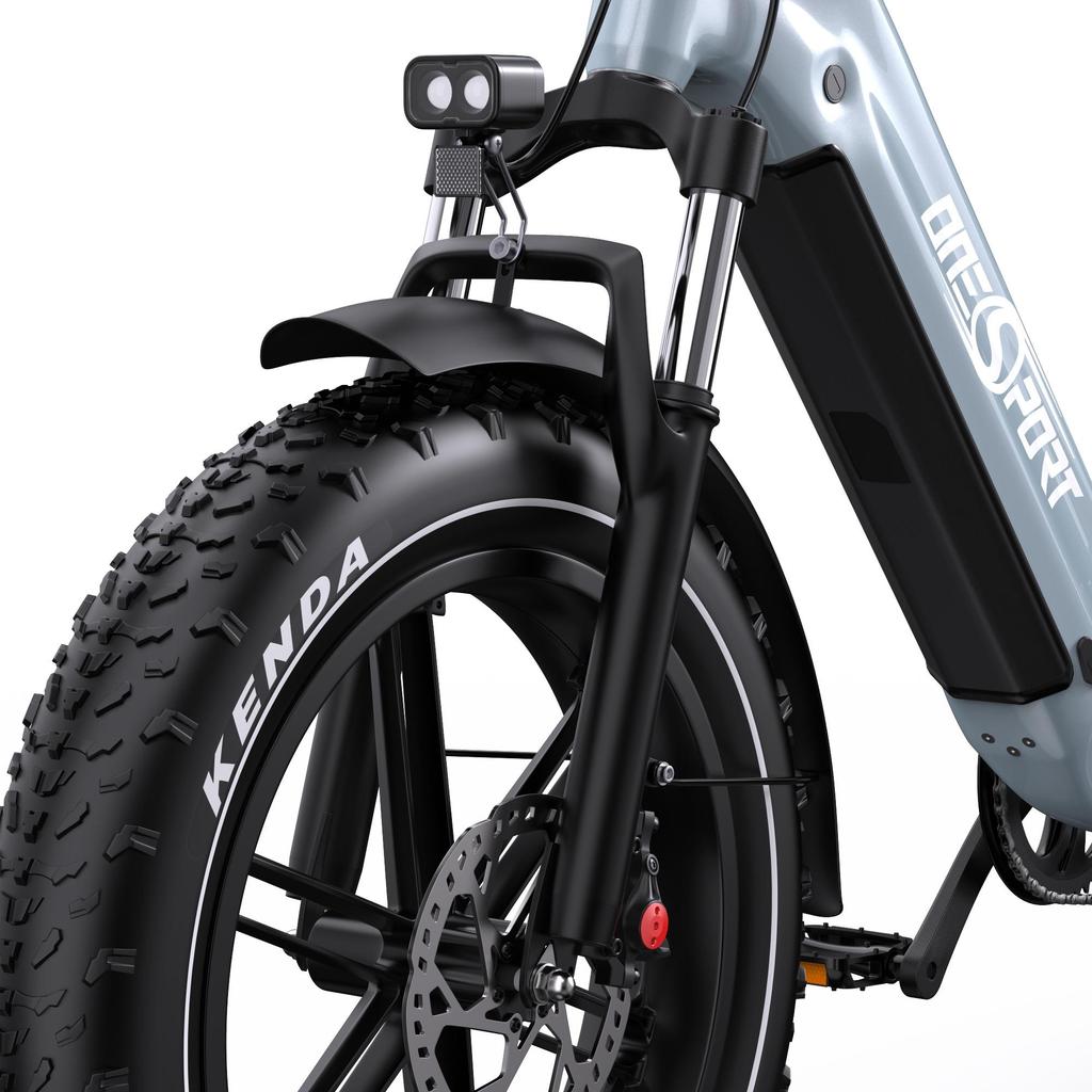 ONESPORT OT08 Is a 20-inch Fat Tire City Electric Bicycle. It Is Equipped with a 48V 500W Motor and Has a Maximum Range of Up To 90 Kilometers.