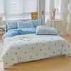 Sturdy Cotton Nursery Bedding Collection 4 Pieces Set for Kids Room Toddler Bed