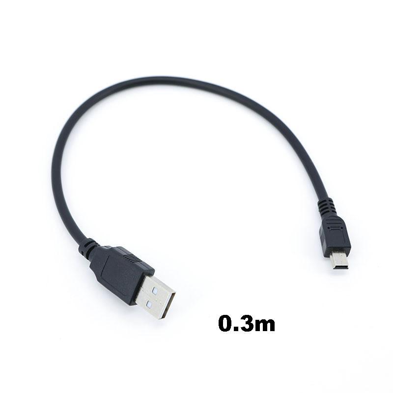 0,3-5M Mini B 5pin USB Stecker Verlängerungskabel zu USB Stecker T-Port 5p Schnelle Daten Strom Ladegerät Für Player Auto DVR GPS Digitalkamera HDD