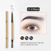 Waterproof Double Head Eyebrow Pencil with Smooth Application and Brush - Available In 5 Colors