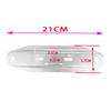 2x Electric Heater Mobile Pulley Bracket Stand Carbon Steel Frame with 360 Degree Rotating Wheels for Easy Move