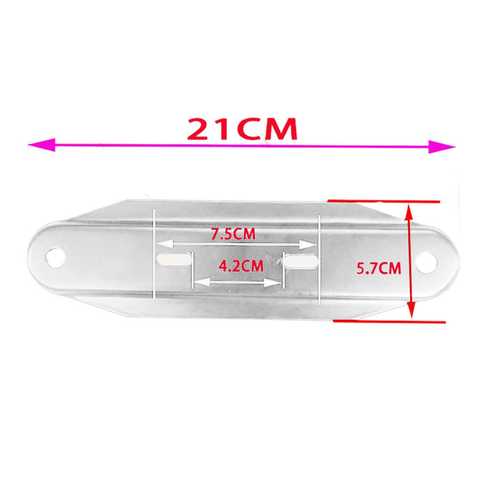 2x Electric Heater Mobile Pulley Bracket Stand Carbon Steel Frame with 360 Degree Rotating Wheels for Easy Move