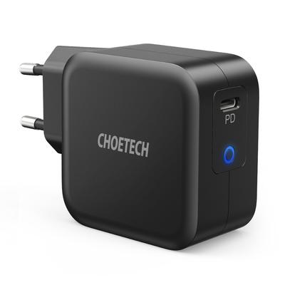 GaN USB Type C 61W 3A PowerDelivery Fast Charger Black