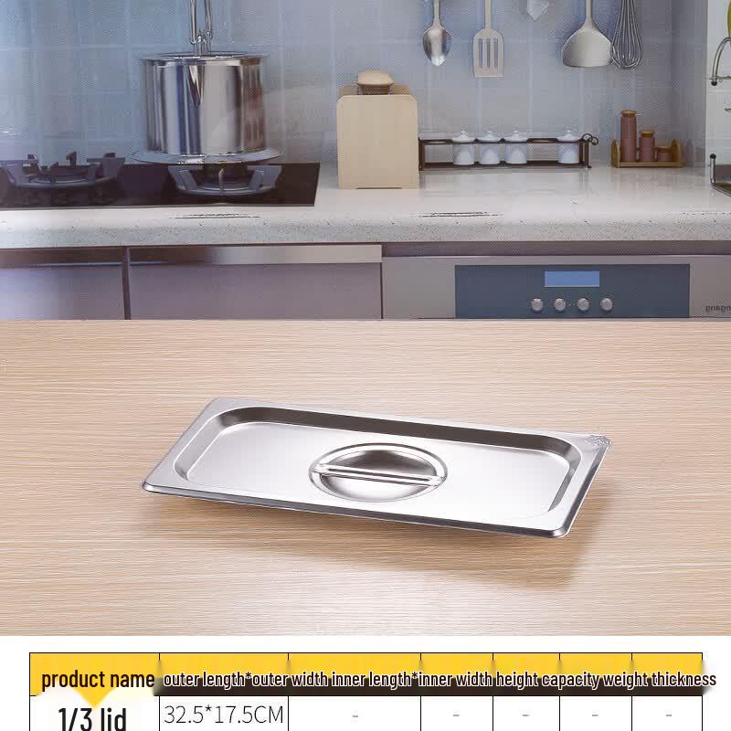 304 Stainless Steel Gastronorm Pan Lid