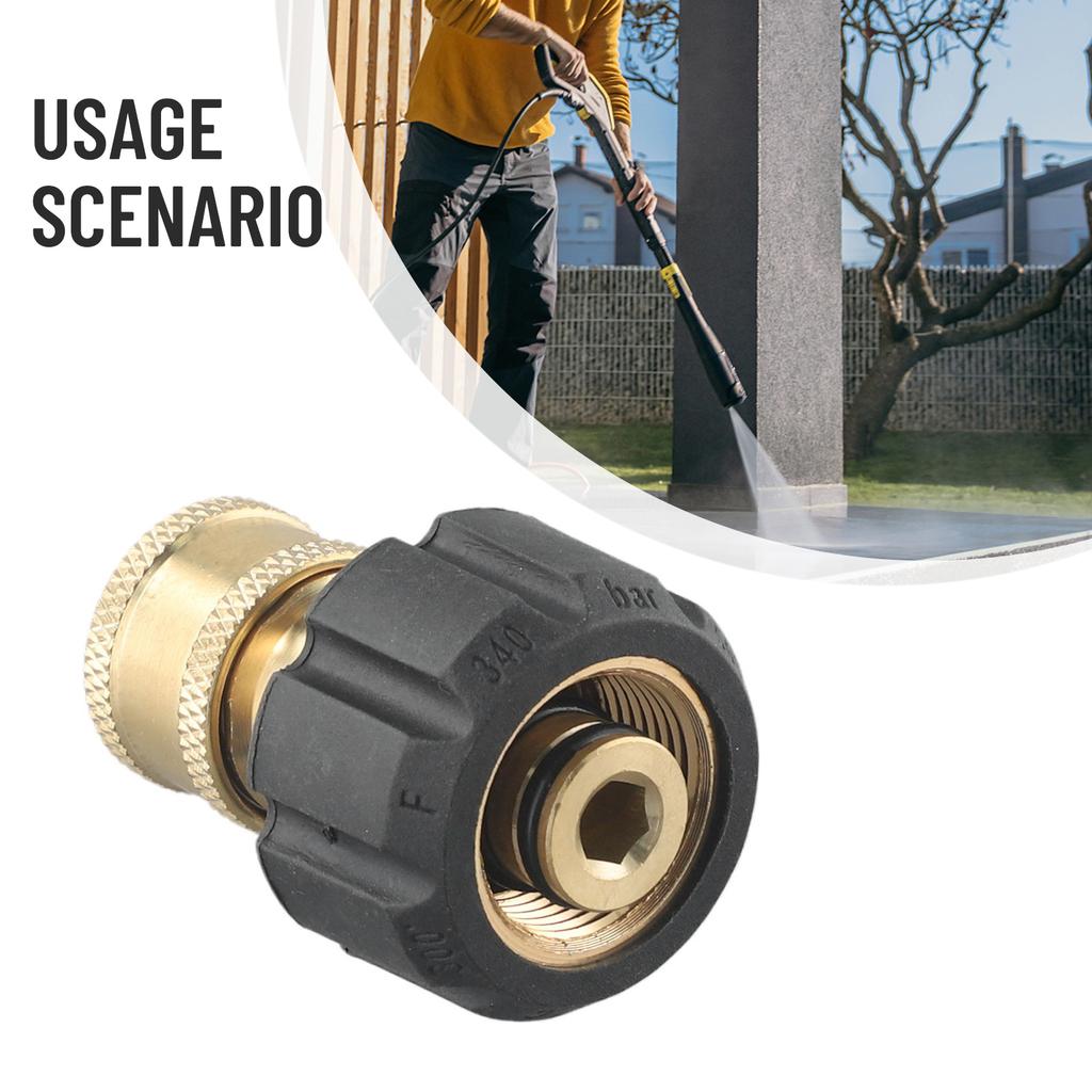 Adapter Quick Connector Accessories Cleaning Pressure Washer