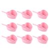 Plastic Facial Masque Bowl Set Heart-Shaped Mixing Bowls Brushes Reusable Skin Care Tools for Women Face Mixing