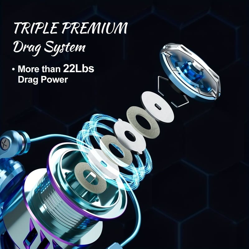 Premium Version of The Spinning Reel Micro-lure Fishing Reel No Loose Bearing Electroplating Process Suitable for Saltwater and Freshwater Fishing