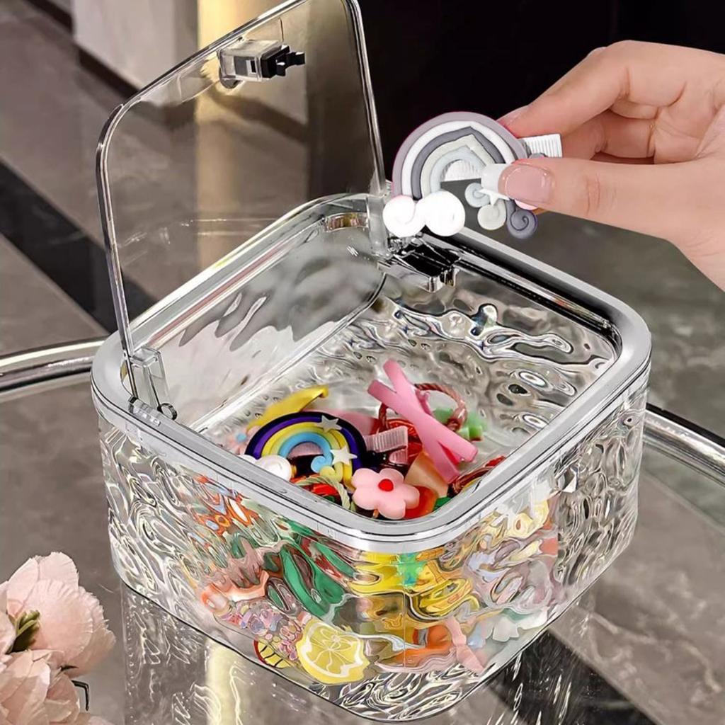 Ekologiczny Pudełko do Przechowywania Klipsów do Włosów dla Dzieci Wszechstronne Organizery na Akcesoria do Włosów Pudełko do Przechowywania do Pokojów Dziecięcych i Łazienek