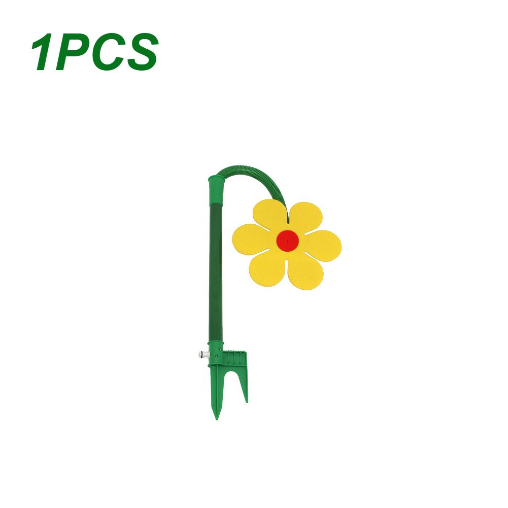 Dancing Sunflower Shape Grass Water Sprinkler Funny Fast Irrigation Rotatable Garden Sprinkler Funny Lawn Sprinkler For Farm