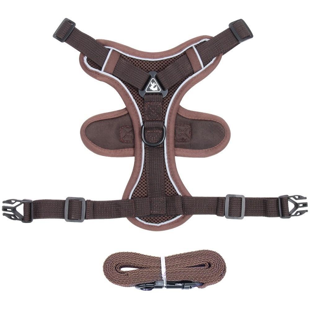 Breathable Cat Harness Leash Set Vest Style Reflective Cat Harness  Indoor Outdoor Use S
