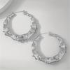 Stylish Butterfly Circle Earrings Drop Earrings Comfortable Ear Jewelry Alloy Texture Suitable for Daily and Party Wear