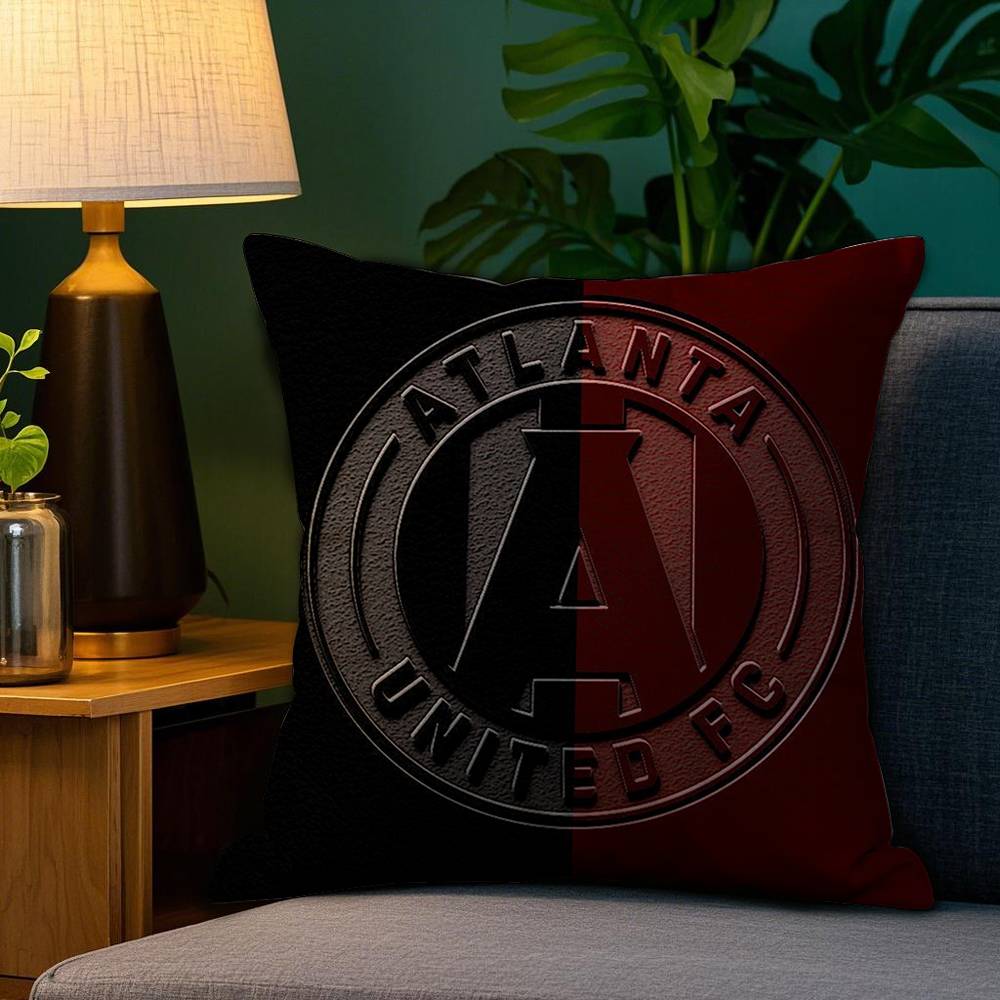 American Cities Atlanta Pillow Case Plush Fabric Soft Double Sided Print Home Sofa High Quality Cushion Cover Throw