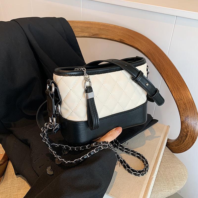 Early autumn new high-end chain stray bag street shooting trend single shoulder oblique span women's bag