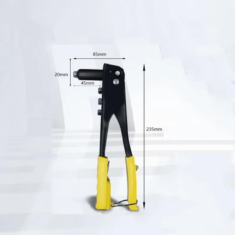 Unealtă Manuală Pistol de Nituit Metal Antirugină Profesional Pistol de Nituit Demontabil Preventiv Coroziune DIY pentru Metal Auto