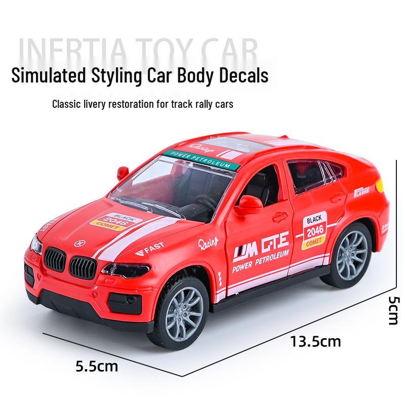 TikTok Influencer Children's Educational Boy Cars: Inertial Engineering Vehicle and Street Stall Toys
