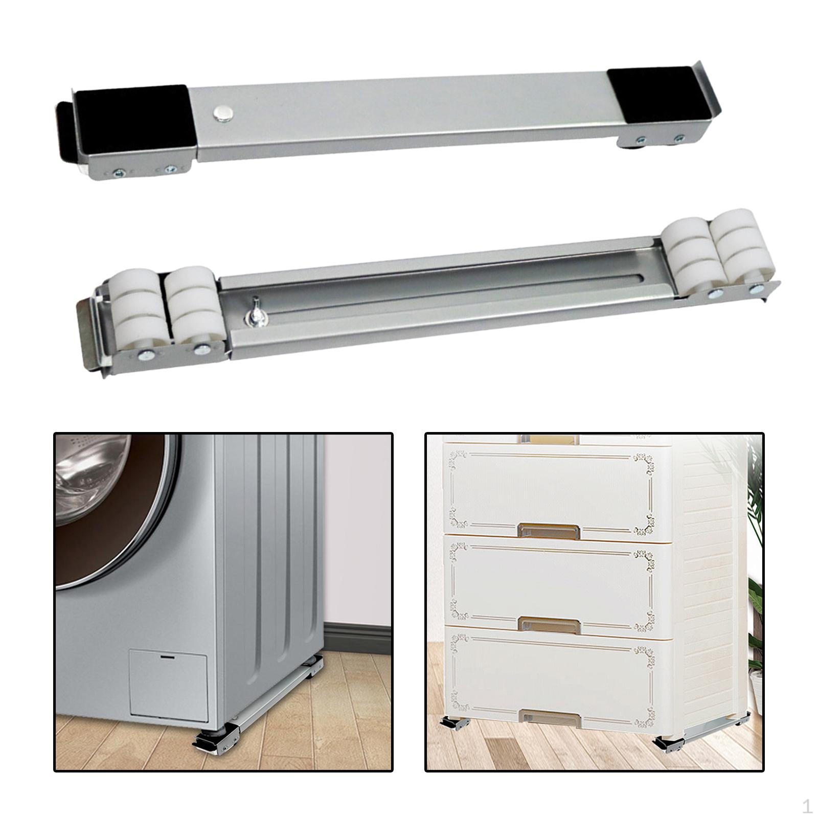 

2 шт. Регулируемая база, Регулируемые ролики для приборов, Подвижный кронштейн, Мобильные ролики для сушилок, серый