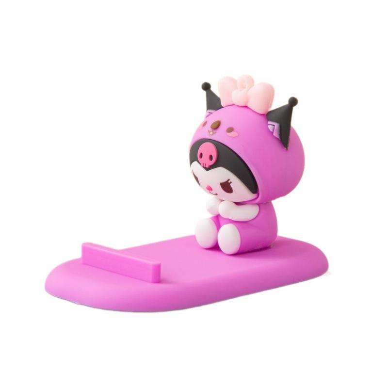 Sanrio Cartoon Cross-Border Phone Holder - Cute Desktop & Bedside Doll Ornament