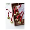 1 Set Glockenanhänger Weihnachten Eisen Glocken Ornamente Set mit 6 Rot Hängende Dekoration Vielseitige Festliche Glocke Weihnachtsdeko